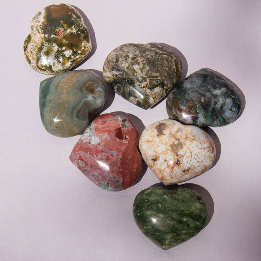 Ocean Jasper Heart