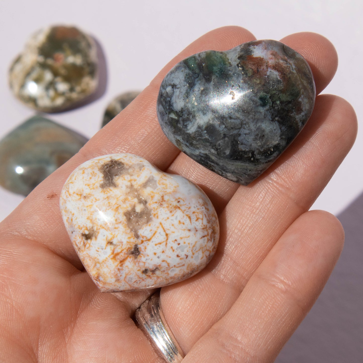 Ocean Jasper Heart