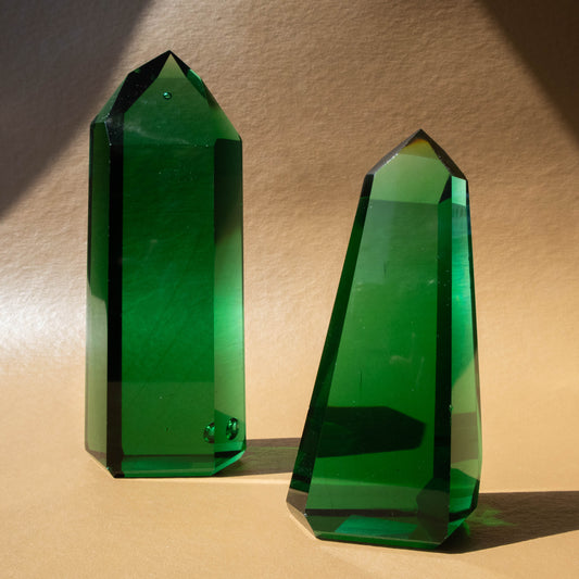 Green Glass Obsidian Tower