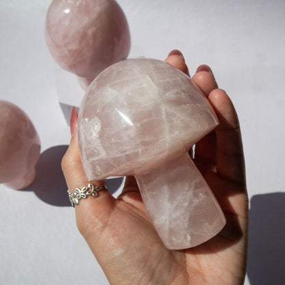 Rose Quartz Mushroom