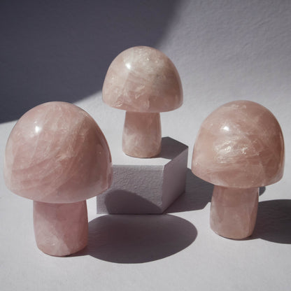 Rose Quartz Mushroom