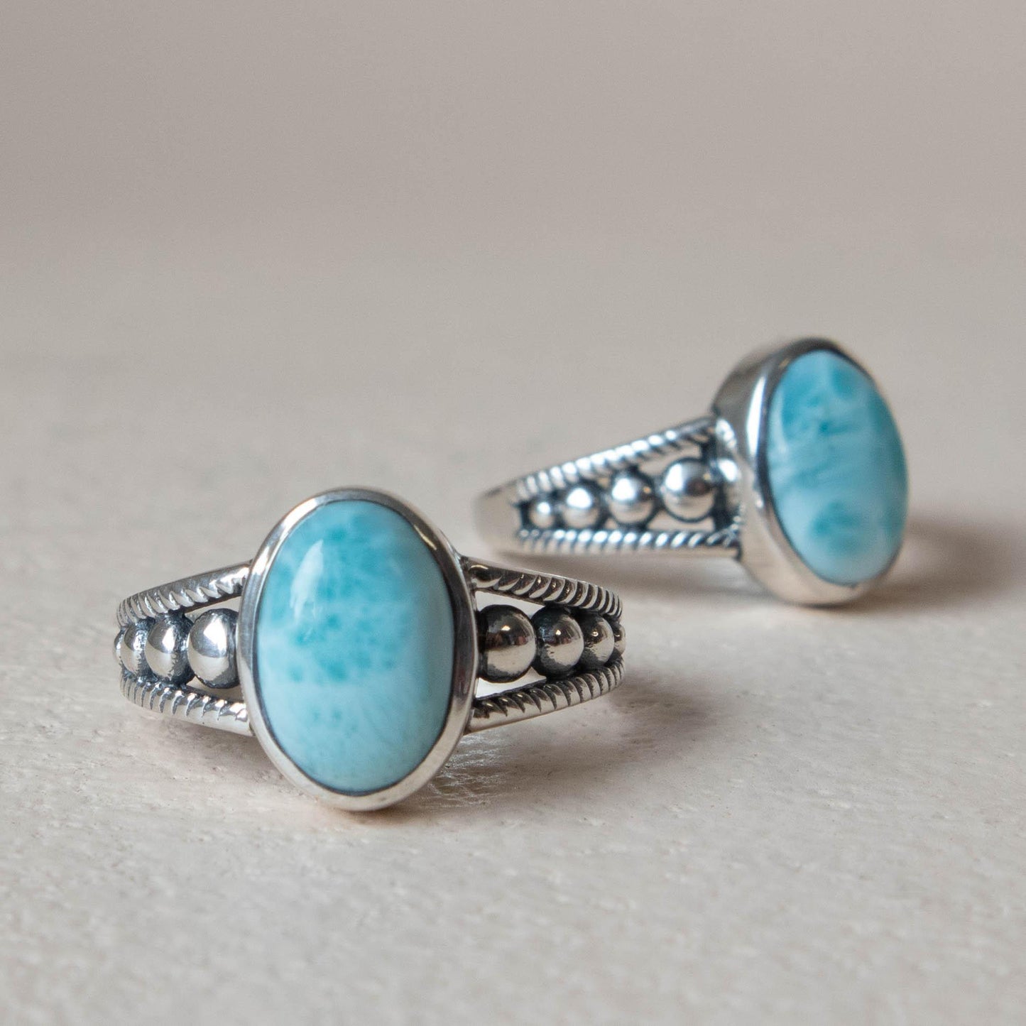 larimar, larimar ring, sterling silver larimar ring, larimar jewelry, crystal ring, crystal jewelry, larimar crystal, larimar stone, larimar properties, larimar healing properties, larimar metaphysical properties, larimar meaning