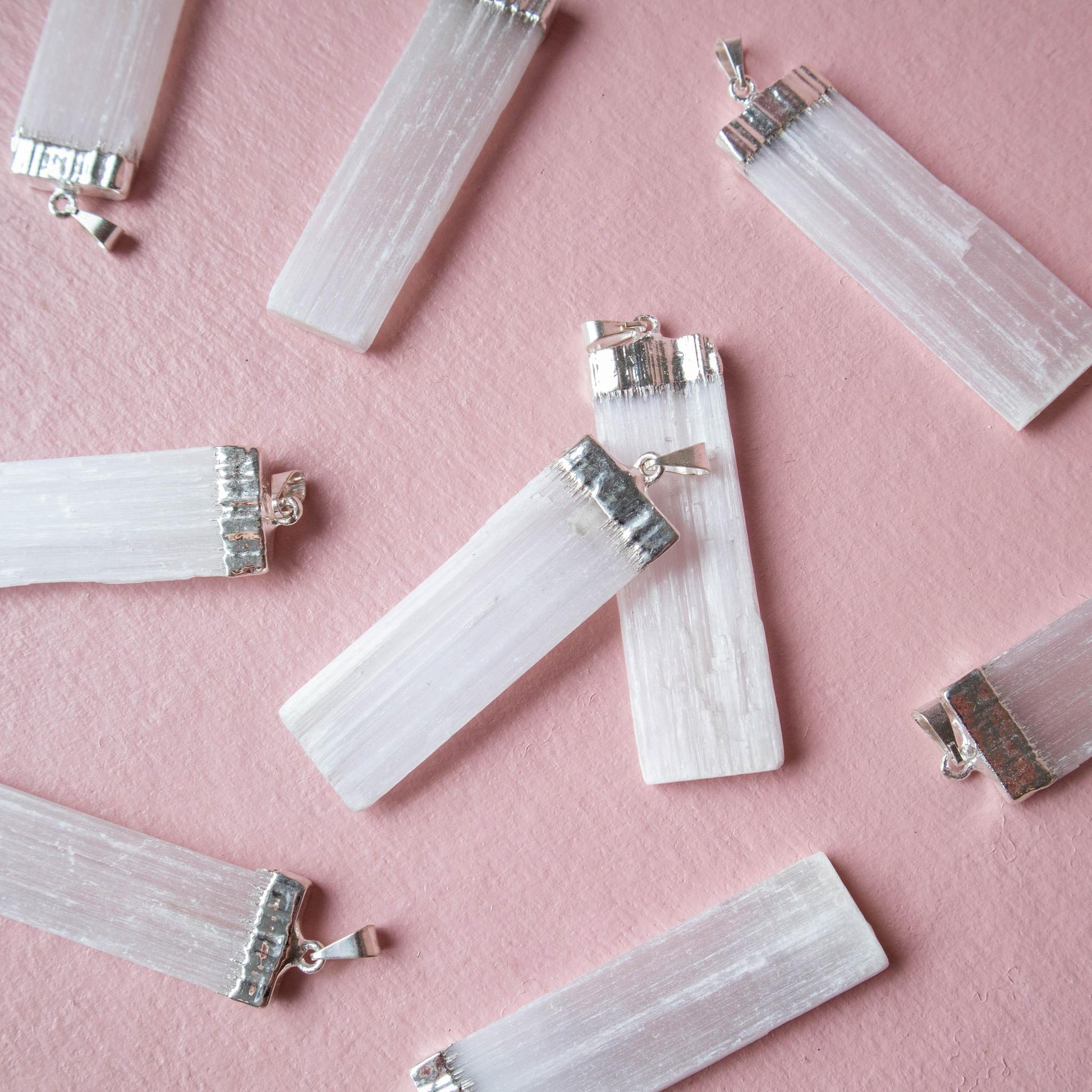 selenite, selenite pendant, selenite blade pendant, crystal pendant, crystal jewelry, gemstone pendant, gemstone jewelry, selenite crystal, selenite stone, selenite gemstone, selenite properties, selenite healing properties, selenite metaphysical properties, selenite meaning