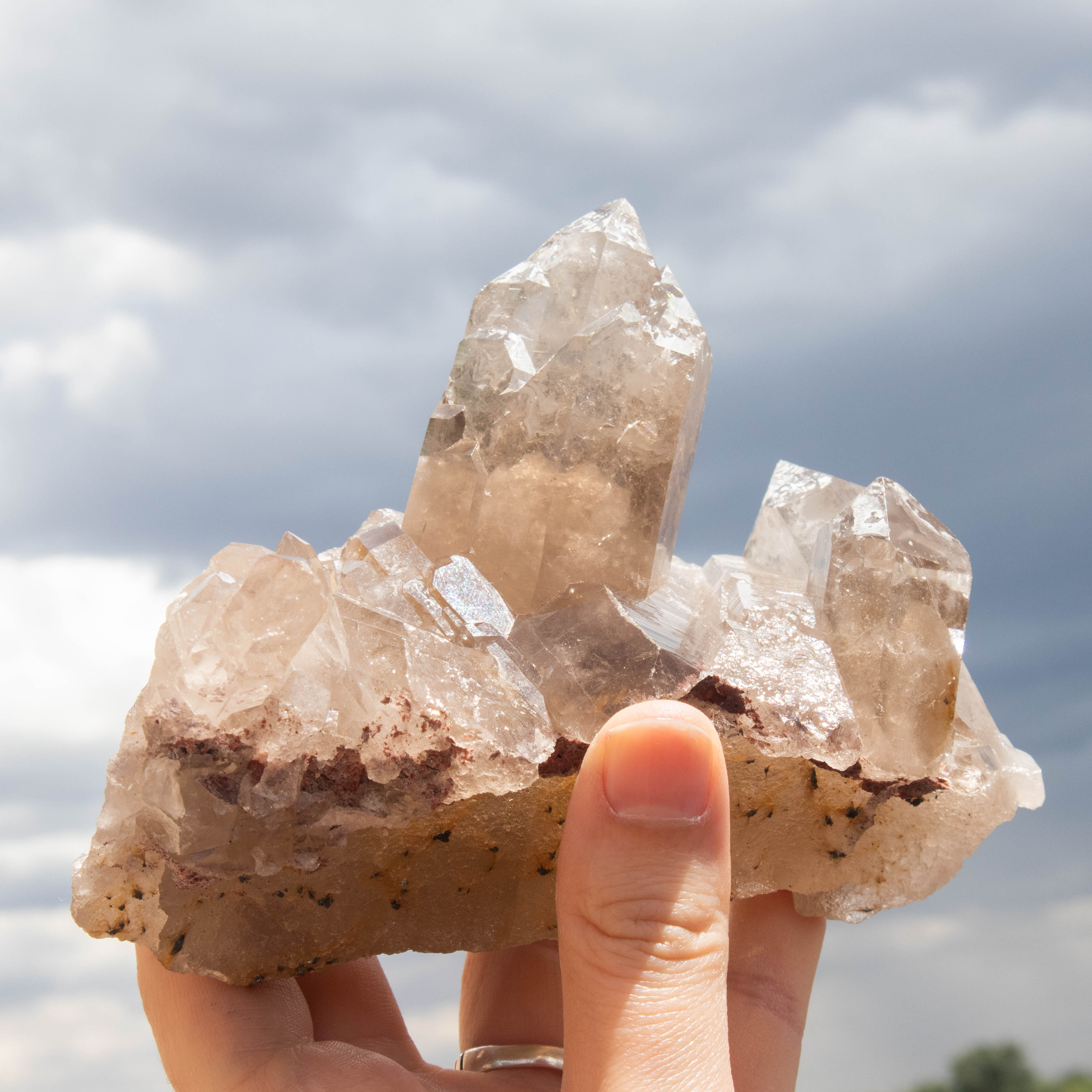 Discount Smokey Quartz Cluster