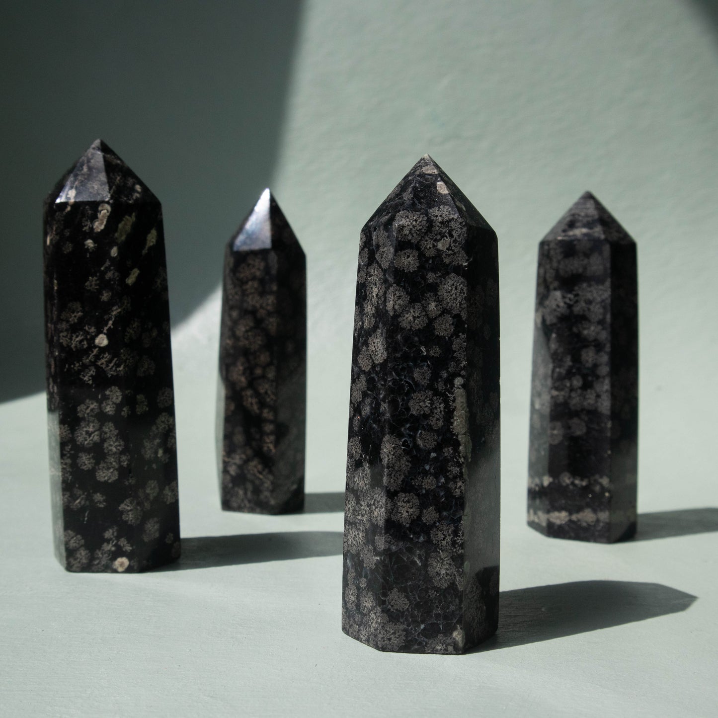 Firework Obsidian Tower – Kailua Crystals