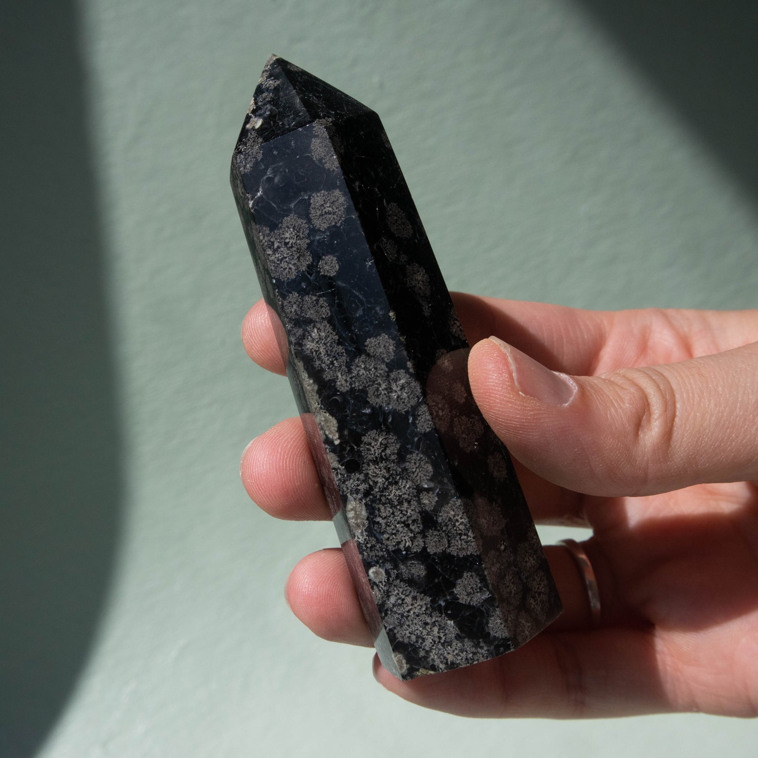 Firework Obsidian Tower – Kailua Crystals