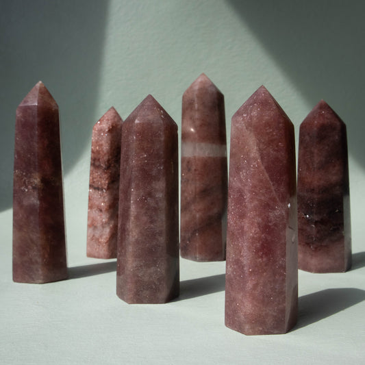 strawberry quartz, strawberry quartz obelisk, crystal obelisk, gemstone obelisk, strawberry quartz crystal, strawberry quartz stone, strawberry quartz properties, strawberry quartz healing properties, strawberry quartz metaphysical properties, strawberry quartz meaning