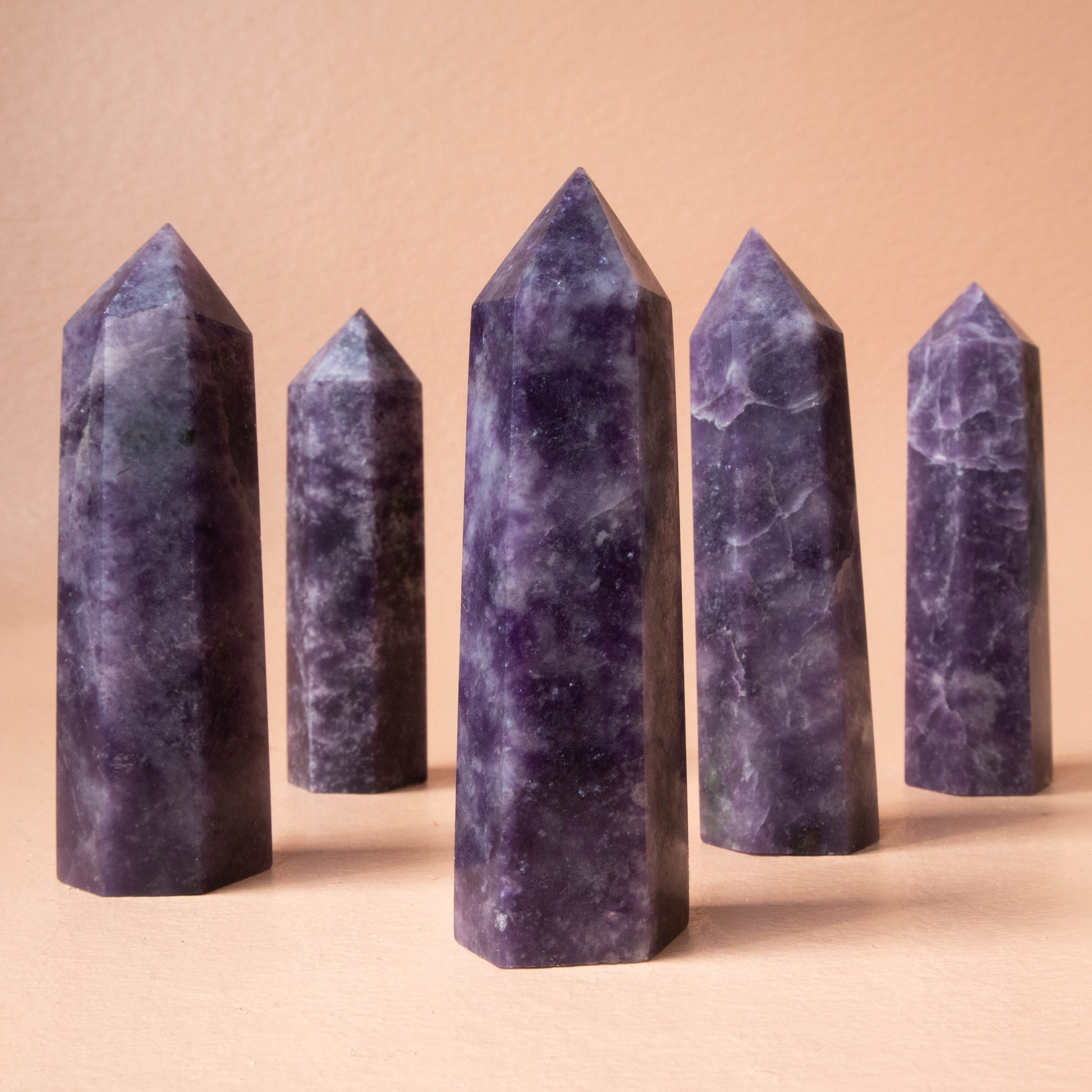 lepidolite, lepidolite tower, crystal tower, gemstone tower, lepidolite crystal, lepidolite stone, lepidolite properties, lepidolite healing properties, lepidolite metaphysical properties, lepidolite meaning