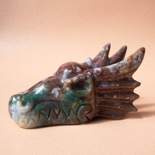 ocean jasper, ocean jasper dragon, ocean jasper dragon head, crystal dragon, crystal dragon head, gemstone dragon, gemstone dragon head, ocean jasper crystal, ocean jasper stone, ocean jasper properties, ocean jasper healing properties, ocean jasper metaphysical properties, ocean jasper meaning