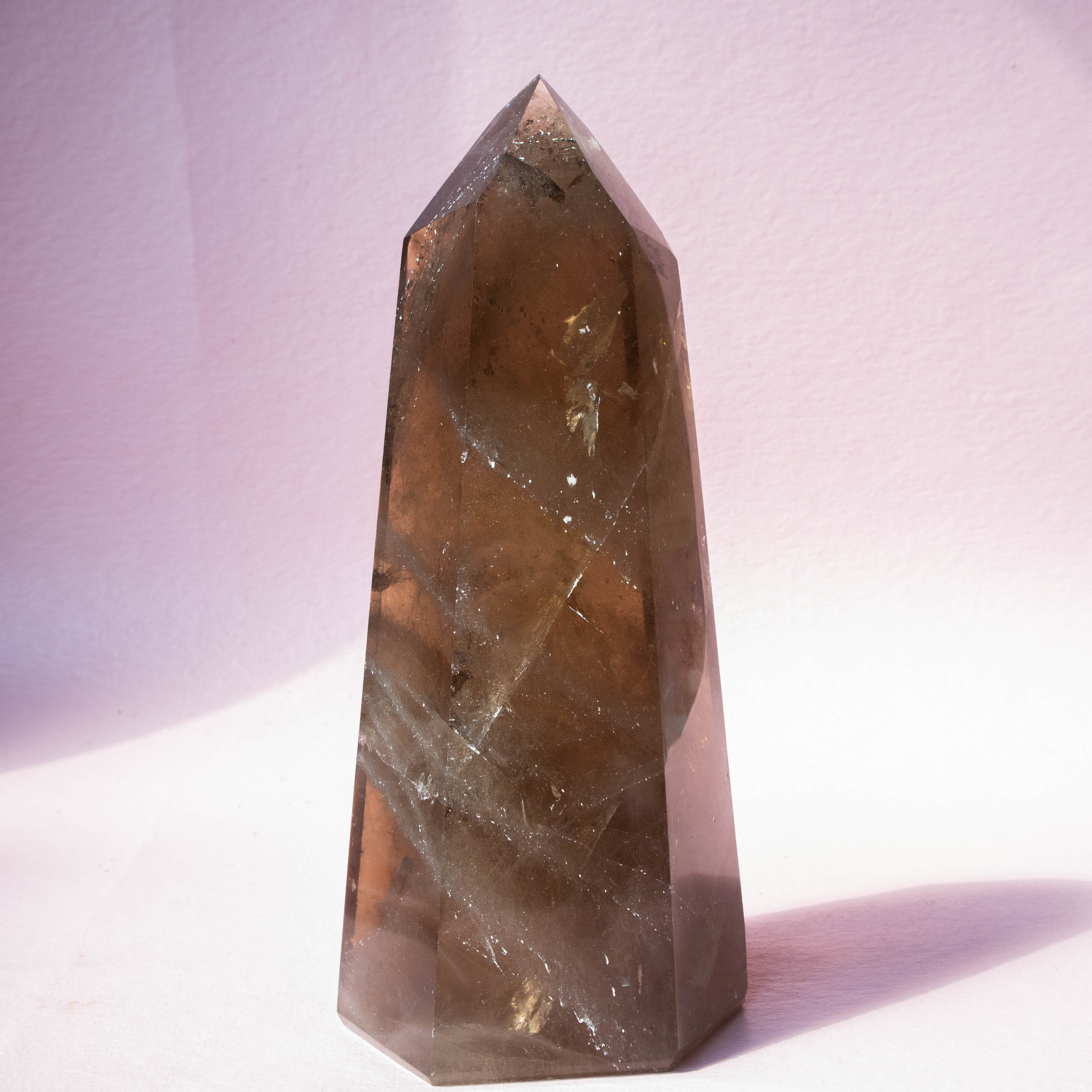 Crystal tower, smokey quartz tower, smoky quartz, high quality smokey quartz, large crystal tower, big crystal, smoky quartz tower, black crystal,TA1068