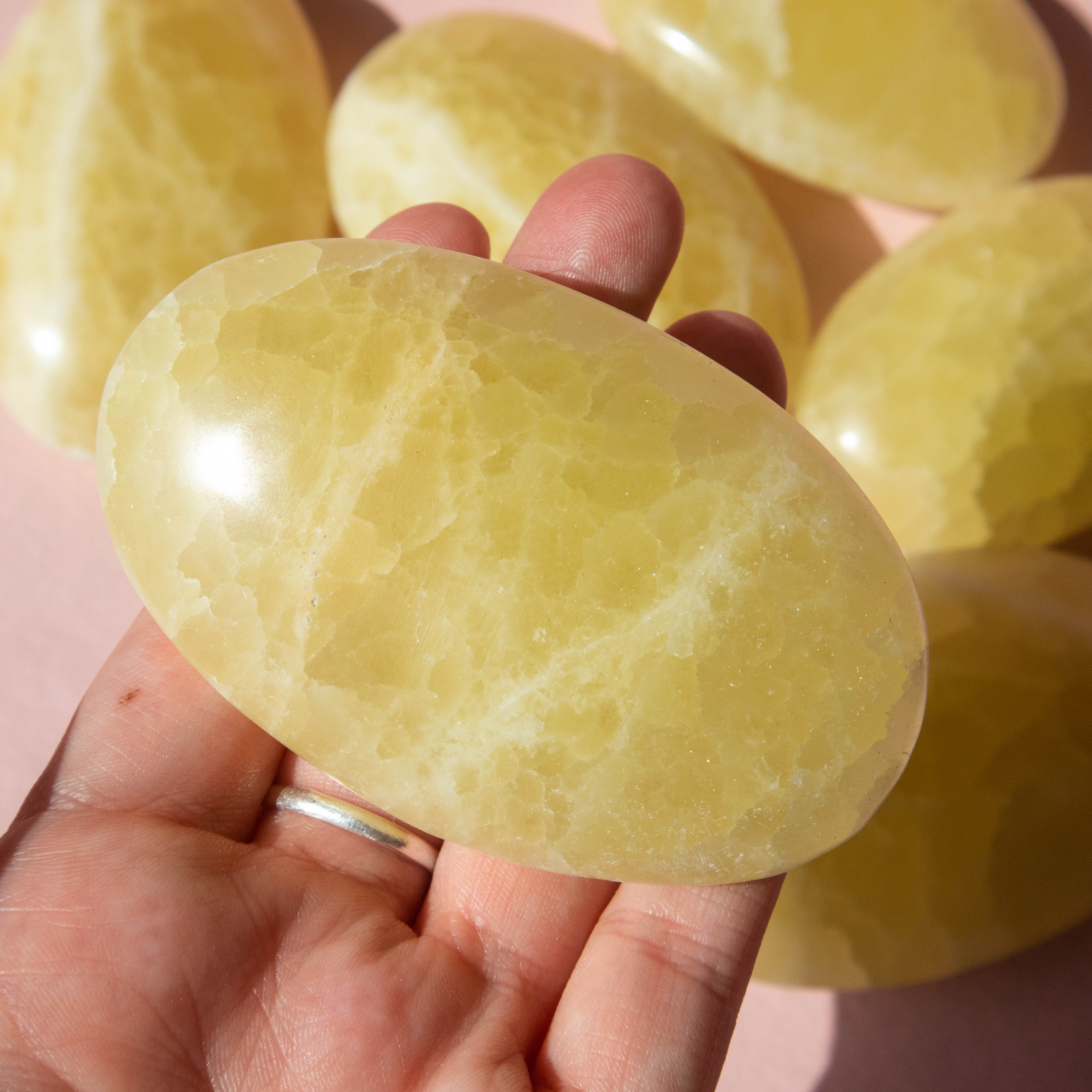 Lemon Calcite Crystal Slab | Stone Slab | Crystal popular for Solar Plexus | Crystal for Courage | Crystal for Happiness | Natural Home Decor |