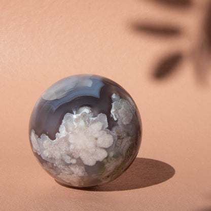 Flower Agate Sphere