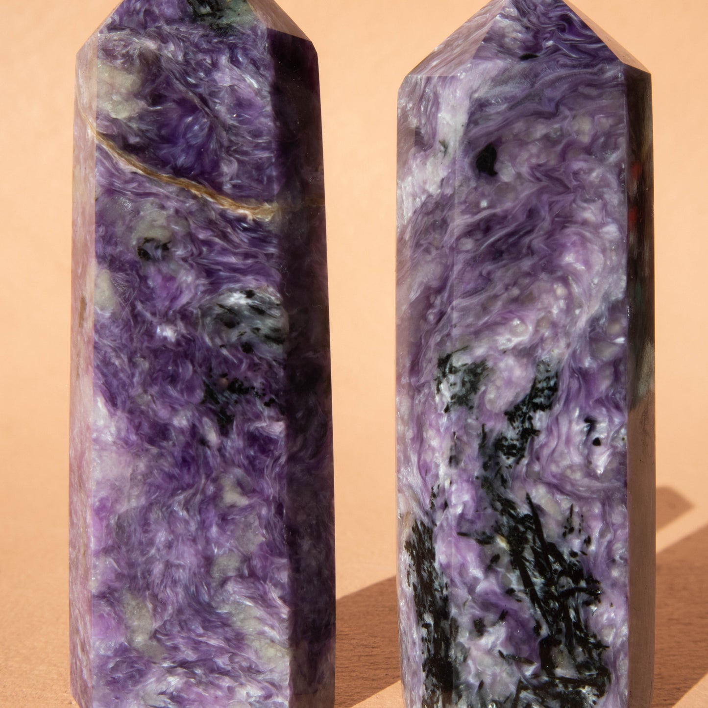 Charoite Tower – Kailua Crystals