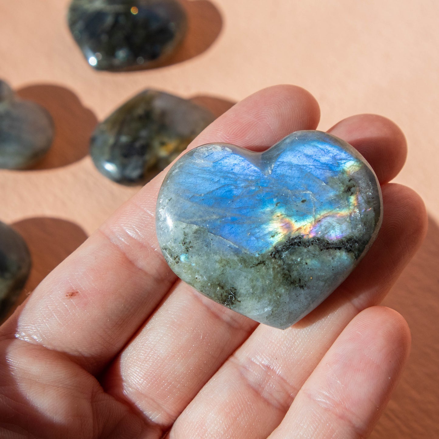 Labradorite Heart 1.5"