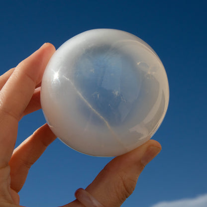 Selenite Sphere 2"