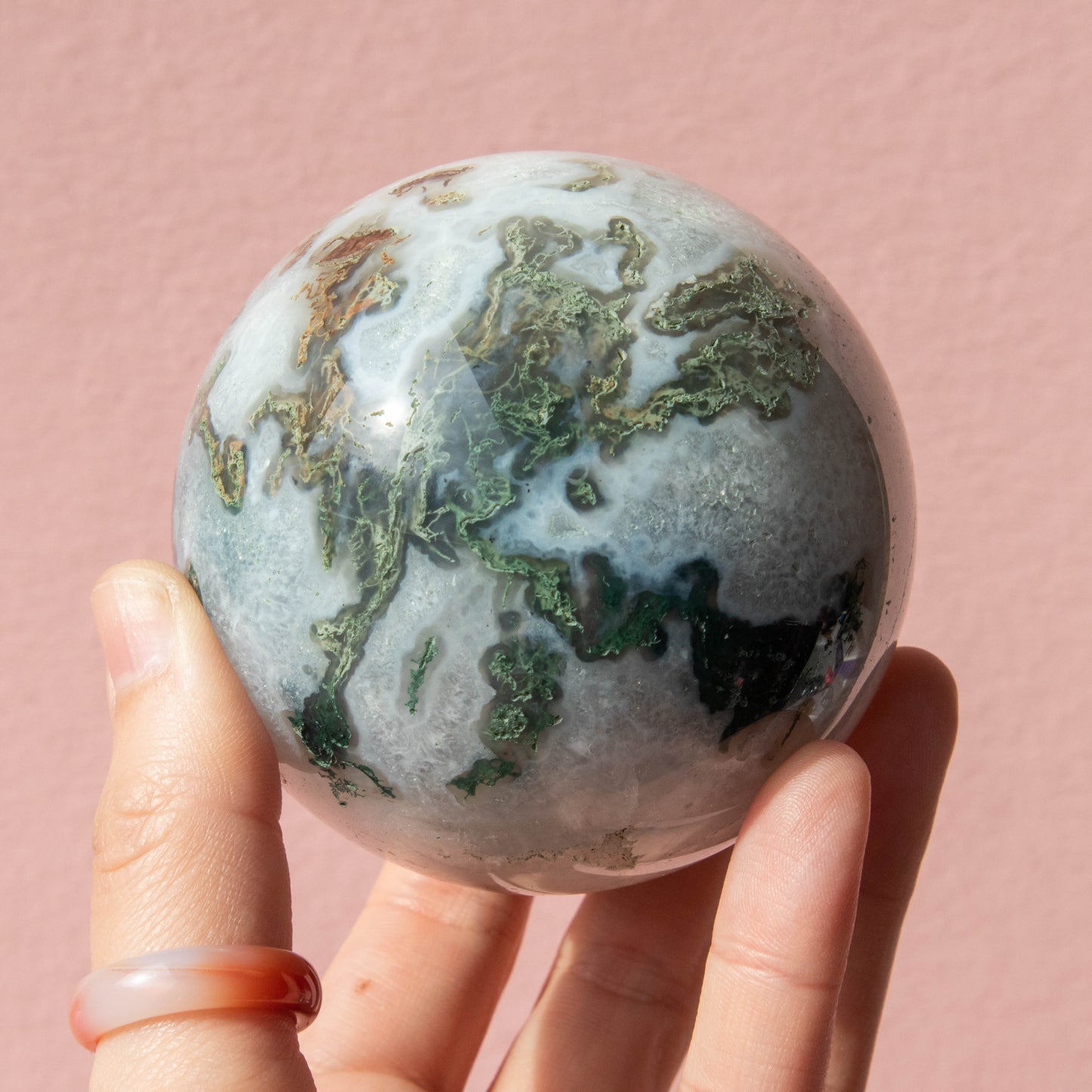 Moss Agate Sphere