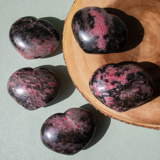 Rhodonite Heart 3.5"