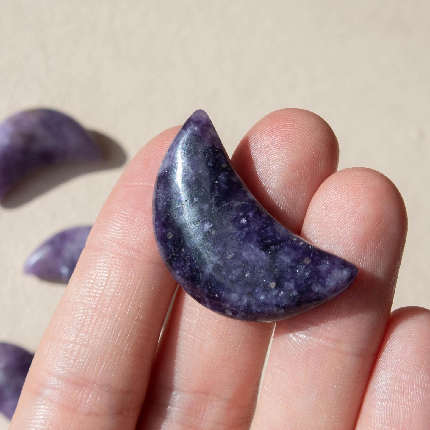 lepidolite, lepidolite crescent moon, lepidolite moon, crystal crescent moon, crystal moon, lepidolite crystal, lepidolite stone, lepidolite properties, lepidolite healing properties, lepidolite metaphysical properties, lepidolite meaning