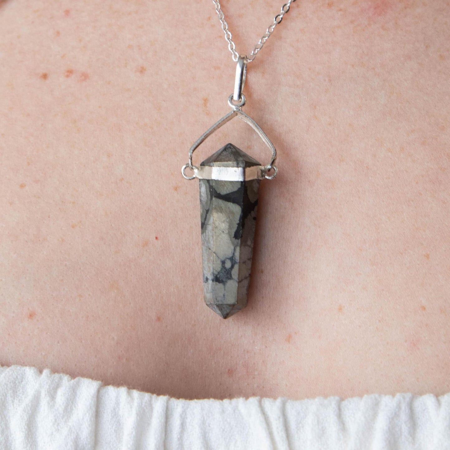 Pyrite Swivel Pendant