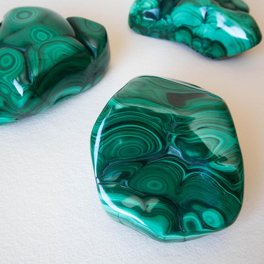 malachite polished specimen, malachite, malachite crystal, malachite metaphysical properties, malachite meaning