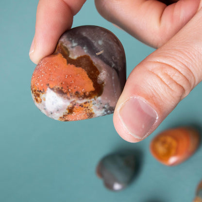 Polychrome Jasper Heart