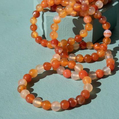 Carnelian Bracelet 8mm