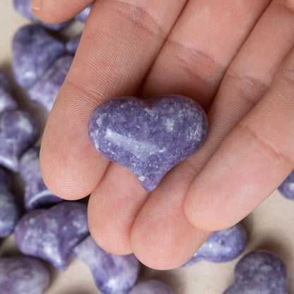 lepidolite, lepidolite heart, crystal heart, lepidolite crystal, lepidolite stone, lepidolite properties, lepidolite healing properties, lepidolite metaphysical properties, lepidolite meaning